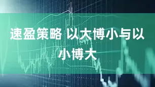 速盈策略 以大博小与以小博大